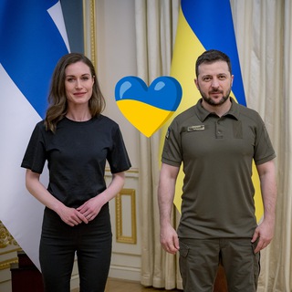 Логотип телеграм -каналу ukrainiansinfinland — 🇫🇮❤️🇺🇦 Українці в Фінляндії / Украинцы в Финляндии