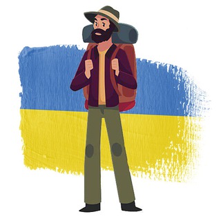 Логотип телеграм -каналу ukrainiantraveler — Подорожуючи Україною