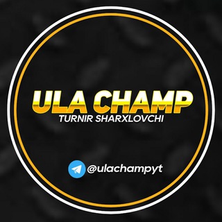 Telegram kanalining logotibi ulachampyt — uLa_ChamP