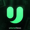 Логотип телеграм канала @umarketnews — uMarket News 📰