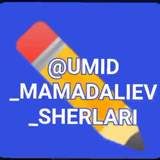 Telegram kanalining logotibi umid_mamadaliev_sherlari — UMID MAMADALIEV SHERLARI