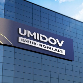 Telegram kanalining logotibi umidov_uz — UMIDOV Eshik Romlari