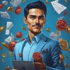 Логотип телеграм канала @umnik_whiz — УМНИК 💡🧠