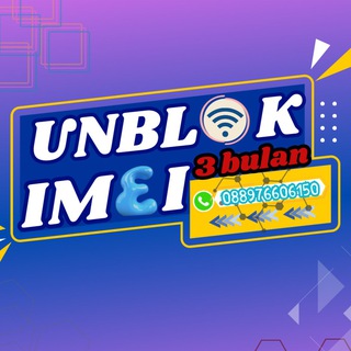 Logo of telegram channel unblock_imei_iphone — UNBLOCK IMEI MURAH