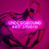 Логотип телеграм канала @underground_st — UNDERGROUND ART STUDIO