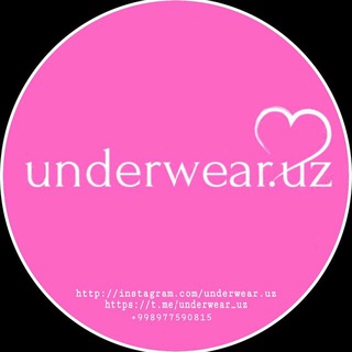 Logo saluran telegram underwear_uz — underwear.uz канал