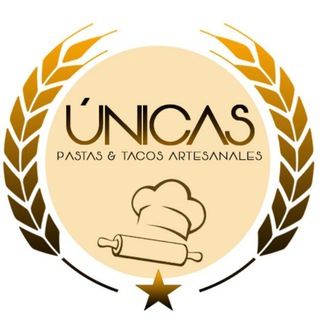 Logotipo del canal de telegramas unicas_pastas_tacos - ÚNICAS. Pastas&Tacos Artesanales
