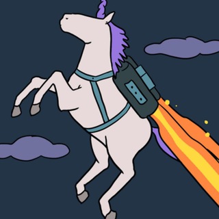 Логотип телеграм канала @unicornoftheday — 🦄 Единорог дня