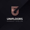 Логотип телеграм канала @unifloors_club — UNIFLOORS ПАРКЕТ/ПРОИЗВОДСТВО/ШКОЛА