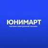 Логотип телеграм канала @unimart_ykt — ЮНИМАРТ
