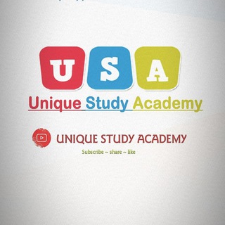 Logo of telegram channel uniquestudyacademy — |UNIQUE STUDY ACADEMY (Unique - Gous Talks)