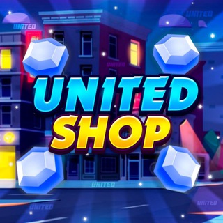 Логотип телеграм канала @united_gemshop — United Shop