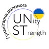 Логотип телеграм -каналу unityandstrengthfund — Допомога БФ «Єдність та Сила»