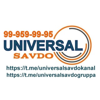 Telegram kanalining logotibi universalsavdokanal — Универсал савдо канал Турткул, Елликқалъа, Беруний, Хоразм