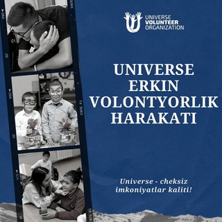 Telegram kanalining logotibi universe_evh — "Universe" erkin volontyorlik harakati