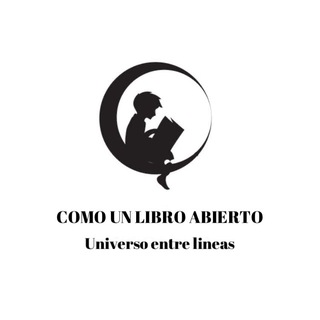 Logotipo del canal de telegramas universoentrelineas - ✨Como un libro abierto💛✍🏻