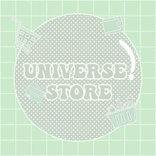 Logo saluran telegram univrstoree — universe store
