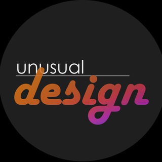 Логотип телеграм канала @unusualdesign22 — Необычный дизайн