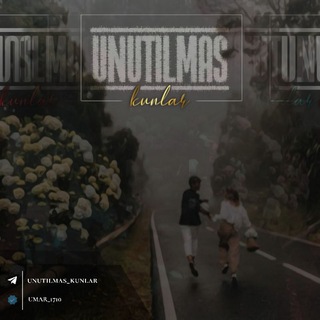 Telegram channel UNUTILMAS KUNLAR 🖤 logo