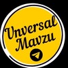 Telegram kanalining logotibi unversal_mavzu — UNVERSAL MAVZU | УНИВЕРСАЛ МАВЗУ
