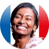 Логотип телеграм канала @uny_france — Французский язык с Юни 🇫🇷 Носитель из Мадагаскара 🇲🇬
