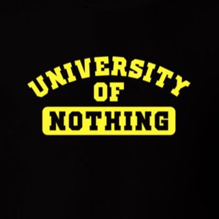 Логотип телеграм канала @uon01 — University of Nothing