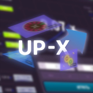 Логотип телеграм канала @up_x_promocode — UP-X ПРОМОКОДЫ
