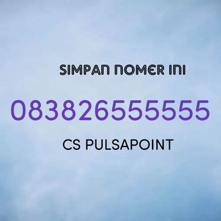 Logo saluran telegram updatepulsapoint — UPDATE PULSAPOINT ( 083826555555 simpan nomer cs pulsapoint )