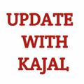 Logo saluran telegram updatewithkajal — UPDATE with KAJAL