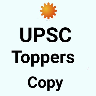 Telegram channel UPSC Toppers Notes logo