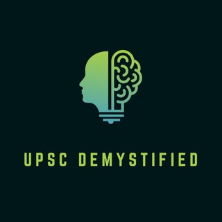 टेलीग्राम चैनल का लोगो upsc_demystified — UPSC Demystified