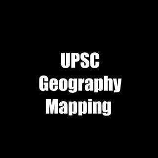 टेलीग्राम चैनल का लोगो upsc_geography_mapping_optional — UPSC Geography Mapping