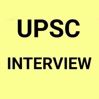 Logo of telegram channel upsc_interview — UPSC IAS INTERVIEW Preparation