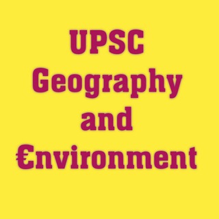 لوگوی کانال تلگرام upscgeographyyy — UPSC The Hindu Analysis