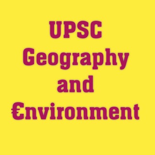 टेलीग्राम चैनल का लोगो upscgeographyyy — UPSC The Hindu Analysis
