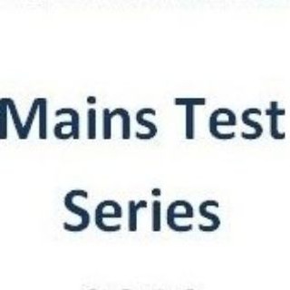 Telegram channel UPSC Mains Test Series & Test Copies logo