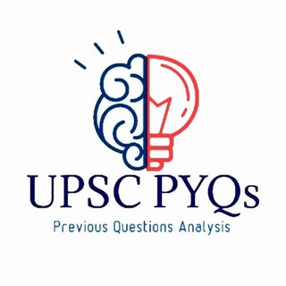 Logo saluran telegram upscpyqs_bilingual — UPSC PYQs YEAR WISE (BILINGUAL)