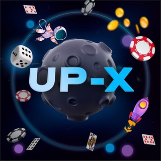 Логотип телеграм канала @upx_x_promocoda — UP-X