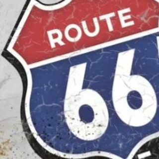 Логотип телеграм канала @us_route66 — Route 66. 🚔 News from the roads of America.🗽