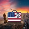 Логотип телеграм канала @usa_anime_realm1 — США