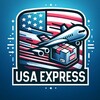 Логотип телеграм канала @usaexpress — usaexpress