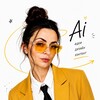 Логотип телеграм канала @usanina_liive — Как я встретила свой AI