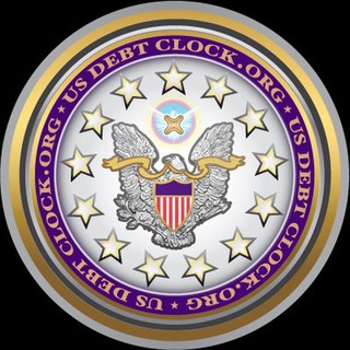 Logo of telegram channel usdebtclock_org — US Debt Clock