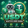 Logo of telegram channel usdtwatchearn — USDT EARN