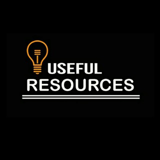 Telegram kanalining logotibi useful_resource — 𝑼𝒔𝒆𝒇𝒖𝒍_𝒓𝒆𝒔𝒐𝒖𝒓𝒄𝒆𝒔