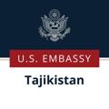 Логотип телеграм канала @usembassydushanbe — U.S. Embassy in Tajikistan