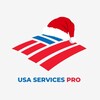 Логотип телеграм канала @uservicespro — USA SERVICES PRO 🩶