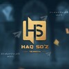 Telegram kanalining logotibi usmon_haniyf — HAQ SOʻZ