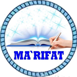 Logo of telegram channel ustozlarga — Maʼrifat.