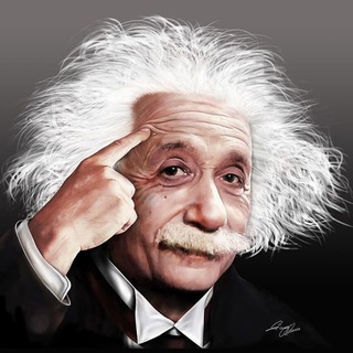 Логотип телеграм канала @usyainshteyna — Усы Эйнштейна